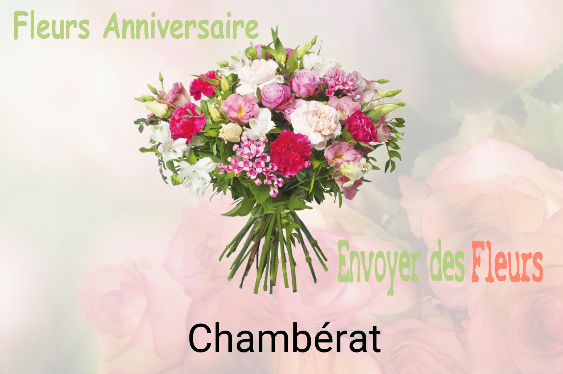 Bouquet de fleurs d’anniversaire livré à Chambérat